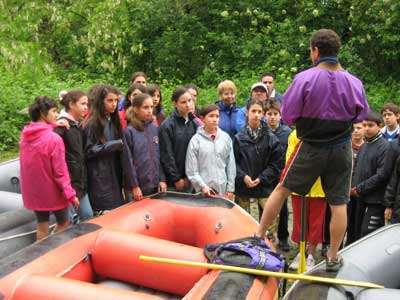 rafting scuole fiume Po